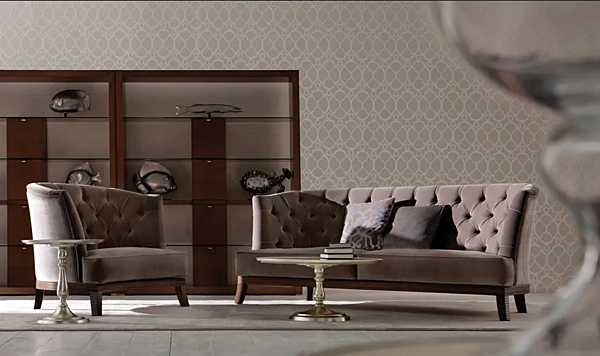 Деревянная книжная полка DIMITRI OPERA CONTEMPORARY Dimitri 41010 фабрика OPERA CONTEMPORARY из Италии. Фото №4