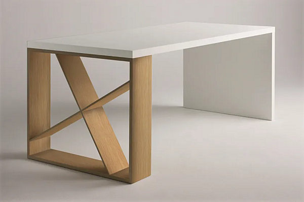 Письменный стол J из дерева CASAMANIA & HORM J-TABLE фабрика Casamania & HORM из Италии. Фото №4