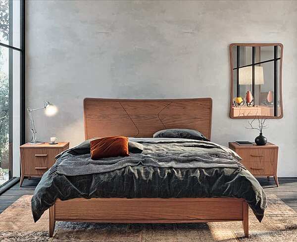 Кровать из массива дерева BELLUTTI 1312T. 1312T/180 фабрика BELLUTTI из Италии. Фото №3