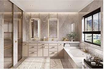 Ванная комната AM Living CARTER BATHROOM Ванная комната AM Living CARTER BATHROOM фабрика Am living из Италии