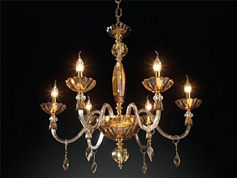 Подвесная люстра с кристаллами из коллекции с Euroluce Lampadari фабрика EUROLUCE LAMPADARi из Италии