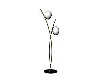 Металлическая напольная лампа Eforma коллекции Vida фабрика Eforma из Италии