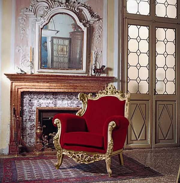 Кресло TONIN CASA Classic Collection ADONE - 1577 фабрика TONIN CASA из Италии. Фото №4