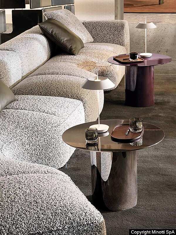 Журнальный стол MINOTTI Tokie  фабрика Minotti из Италии. Фото №5
