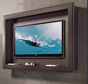 Подвесная полка под TV из массива дерева BELLUTTI 1211T фабрика BELLUTTI из Италии