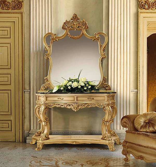 Зеркало MARZORATI LOUVRE SPECCHIERA PER CONSOLLE фабрика MARZORATI из Италии. Фото №1