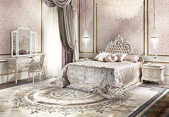 Кровать ANGELO CAPPELLINI TIMELESS Anfossi 30232/TG19I - TG21I фабрика ANGELO CAPPELLINI из Италии