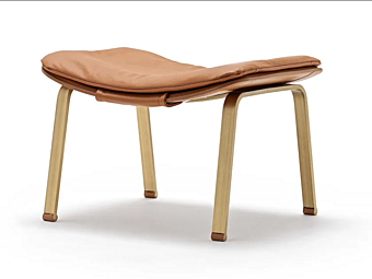 Кожаный мягкий пуф FASEM Electa Relax фабрика FASEM из Италии