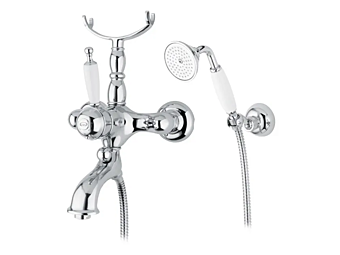 Смеситель для ванны с одним рычагом из стали Gaia Mobili Canterbury 3 отверстия фабрика GAIA из Италии