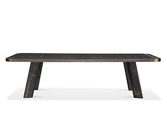 Прямоугольный стол из мрамора Sahara Noir GHIDINI1961 Fabbrica