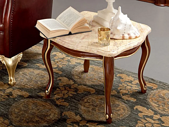 Кофейный столик квадратной формы из дерева MODENESE GASTONE 13666 фабрика MODENESE GASTONE из Италии
