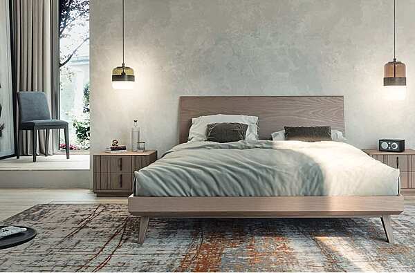 Кровать из массива дерева BELLUTTI 1308T. 1308T/180 фабрика BELLUTTI из Италии. Фото №2