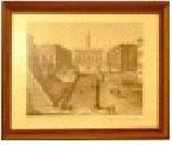 Картина-постер итальянского гравера Giovanni Battista Piranesi 183-c Город Картина-постер итальянского гравера Giovanni Battista Piranesi 183-c Город фабрика из Италии