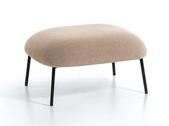 Низкий обитый тканевый табурет BROSS 2106 фабрика BROSS из Италии
