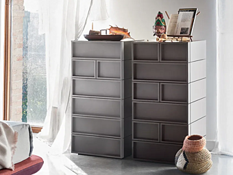 Комод из дерева с ящиками NOVAMOBILI Cube System