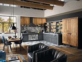 Кухня с деревянными фасадами MARCHI GROUP Brera 76 фабрика MARCHI CUCINE из Италии