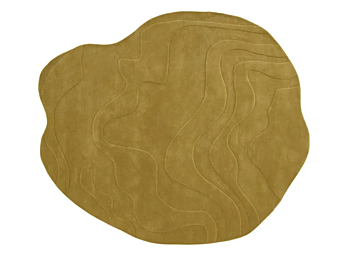 Коврик ручной работы из шерсти однотонный LIGNE ROSET Gavrinis 3 10052116/17/18/19 фабрика LIGNE ROSET из Италии