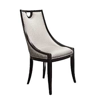 Стул из массива дерева с мягкой обивкой DECORA ( LCI STILE) N089L фабрика DECORA ( LCI STILE) из Италии