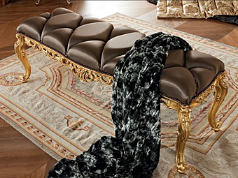 Обитая скамья из ткани MODENESE GASTONE 13522 фабрика MODENESE GASTONE из Италии