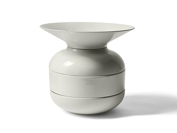 Центральная ваза из глянцевой керамики CASSINA Torrecotta фабрика CASSINA из Италии. Фото №3