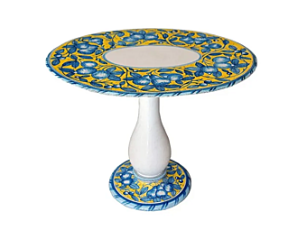  oval ceramic garden table L_Antica Deruta TLC 04  TLC/04