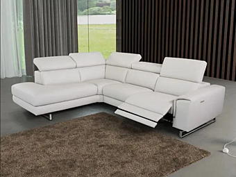 Кресло-реклайнер с подголовником из ткани MitoHome Sorrento