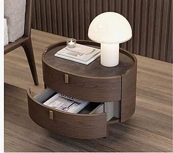 Тумбочка прикроватная с ящиками из массива дерева OLIVIERI Kale CM521 фабрика OLIVIERI из Италии