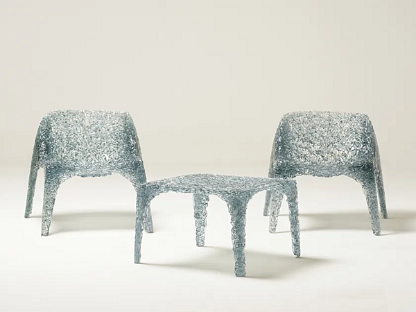 Кресло из поликарбоната с подлокотниками Edra  Veronica фабрика EDRA из Италии. Фото №1