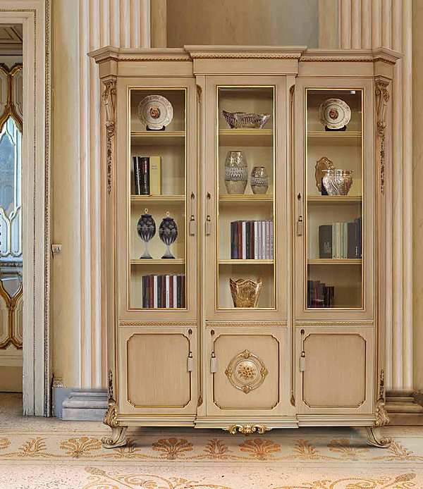 Шкаф книжный 3-дверный MARZORATI PRESTIGE LIBRERIA A 3 ANTE фабрика MARZORATI из Италии. Фото №1
