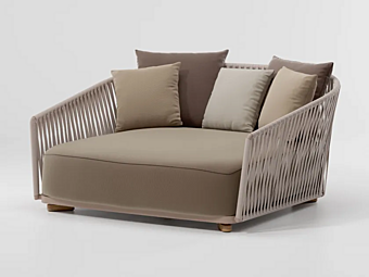 Гардинная кровать с обитой спинкой KETTAL GRAND BITTA KS7003600