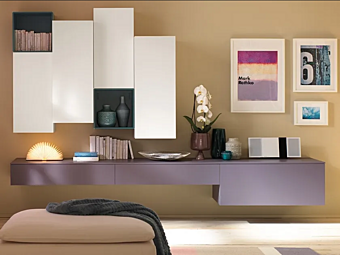 Настенный деревянный шкаф для хранения MORETTI COMPACT LV101 фабрика MORETTI  COMPACT из Италии