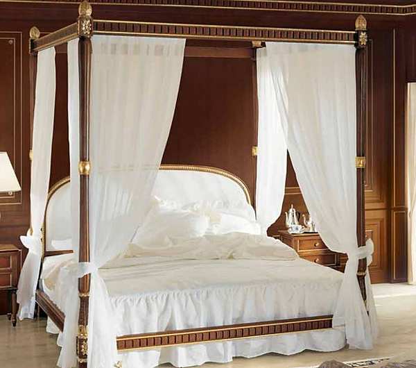 Кровать с балдахином ANGELO CAPPELLINI TIMELESS Liszt 7635/19B - 21B фабрика ANGELO CAPPELLINI из Италии. Фото №2