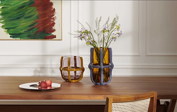 Круглая ваза из blown glass CASSINA Sestiere фабрика CASSINA из Италии. Фото №14