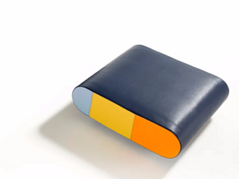 Кожаный пуф EGOITALIANO Alice фабрика Egoitaliano из Италии