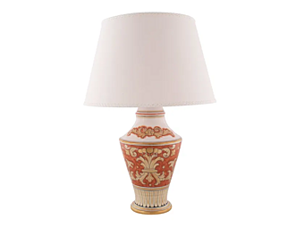 Настольная лампа из керамики ручной работы Lustro Impero L_Antica Deruta LI/1123/45