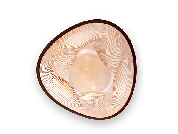 Ваза из blown glass кораллового цвета CASSINA 08821, 08823 фабрика CASSINA из Италии. Фото №8