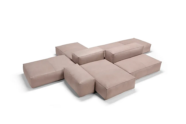 Модульный секционный диван из ткани AMURA DAVIS фабрика AMURA из Италии. Фото №8