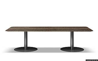Стол MINOTTI Bellagio "Dining" Pewter  фабрика Minotti из Италии
