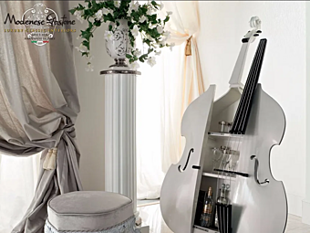 Деревянный барный шкаф классического стиля MODENESE GASTONE 13614 фабрика MODENESE GASTONE из Италии