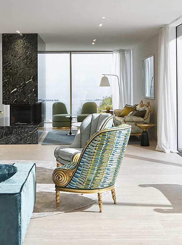 Кресло ANGELO CAPPELLINI NUANCE CASINO ROYALE 0052 фабрика ANGELO CAPPELLINI из Италии. Фото №3