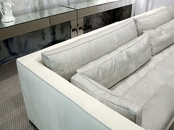 Диван с обитой спинкой из ткани ERBA ITALIA Alchimia фабрика ERBA ITALIA из Италии. Фото №3