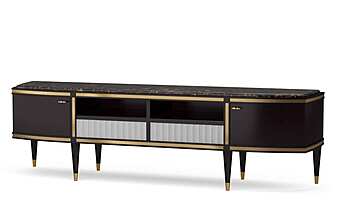 Тумба под TV с металлическими элементами и ящиками DECORA ( LCI STILE) V0244 фабрика DECORA ( LCI STILE) из Италии