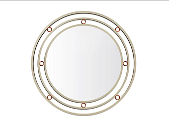Круглое настенное зеркало из стекла Abrissi Mondo Contemporary Mirror 11113
