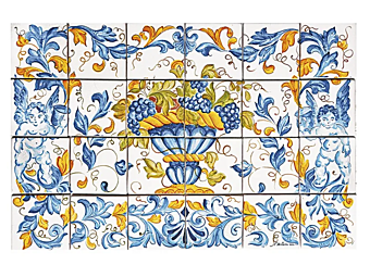 Декоративная панель из керамики Quarry PN 14 L_Antica Deruta PN/14 фабрика L'Antica Deruta из Италии