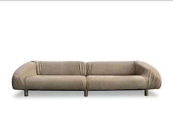 Диван с мягкой спинкой из ткани BAXTER Fold фабрика BAXTER из Италии