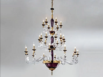 Люстра с кристаллами Сваровски Barocco L12 12 6 Euroluce Lampadari фабрика EUROLUCE LAMPADARi из Италии