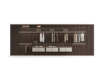 Деревянная гардеробная с интегрированным освещением MISURAEMME Palo Alto от фабрика MisuraEmme из Италии