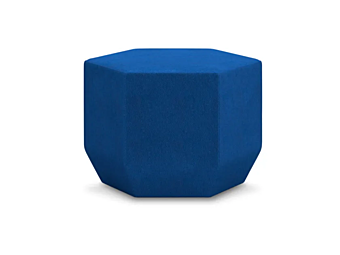 Обитый пуф Tigram из ткани Adrenalina TIGRAMPouf small