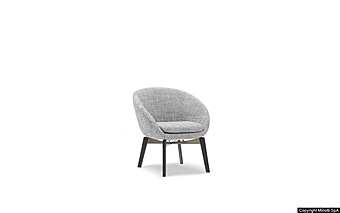 Стул MINOTTI Russell "Lounge"  фабрика Minotti из Италии