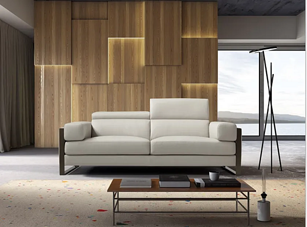 Диван с мягкой спинкой из ткани MitoHome Loren фабрика MitoHome из Италии. Фото №2